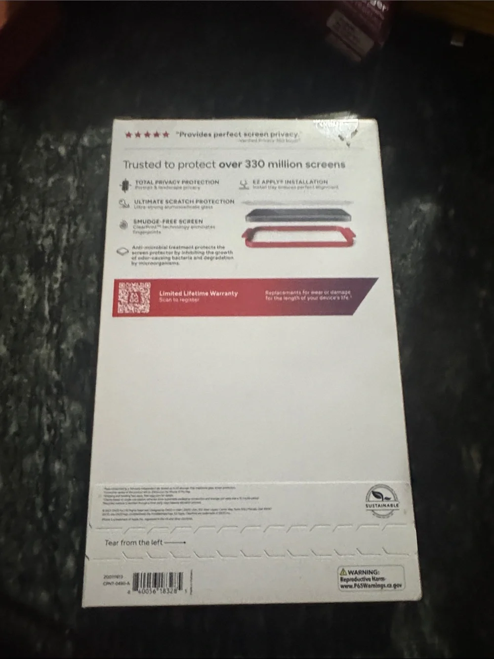 ZAGG InvisibleShield Privacy Screen Protector for iPhone 6.7